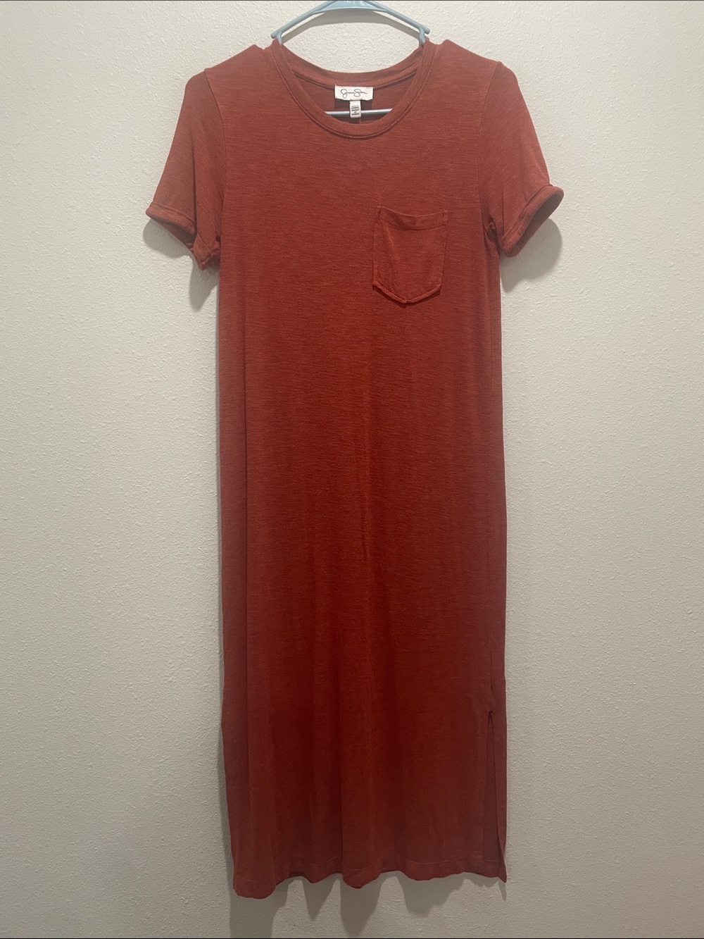 Midi t shirt dress